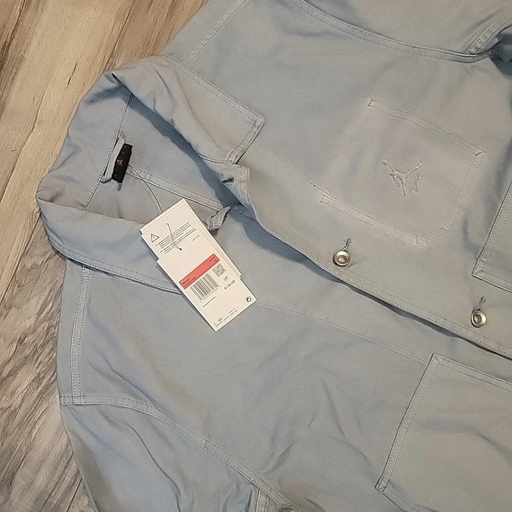 Air Jordan Men's Essentials Chicago Workwear Jacket Blue‎ Size Large FN4527-436